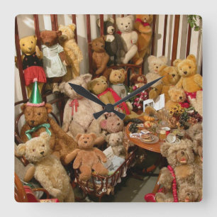 Horloge Carrée Collection ancienne Nounours
