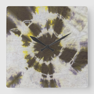 Horloge Carrée Composition de teinture de type #2 par Michael Mof