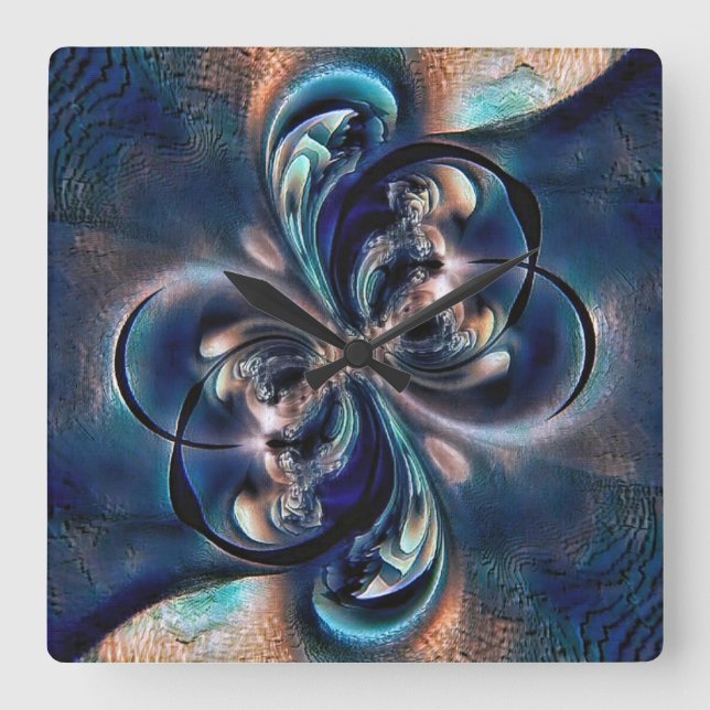 Horloge Carrée Conception (Recto)