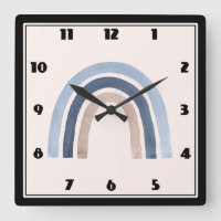 Conception du Boho bleu et arc-en-ciel de pêche