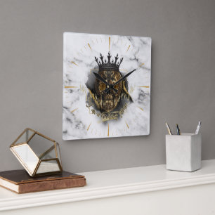 Horloge Carrée Conception du commerce de l'Imaginaire   Btc Crypt