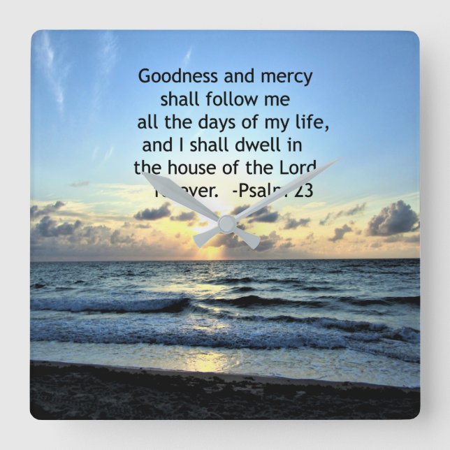 HORLOGE CARRÉE CONCEPTION PHOTO DU 23E PSALM SLEVER (Recto)