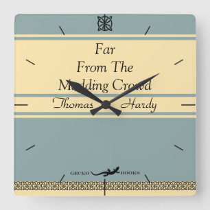 Horloge Carrée Concevez votre propre rétro montre de couverture