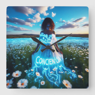 Horloge Carrée Consciousness / Conciencia