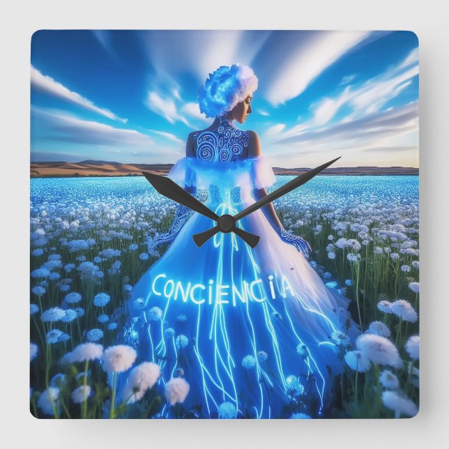 Horloge Carrée Consciousness / Conciencia (Recto)