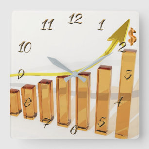 Horloge Carrée Conseiller financier