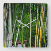Cool Beau Bambou Grove Vert Jaune & Gris