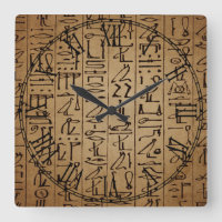 Copie égyptienne vintage de papier de hiéroglyphes