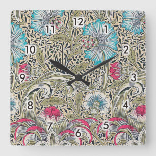 Horloge Carrée Corncockle, William Morris