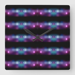 Horloge Carrée Couleurs des styles classiques