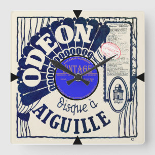 Horloge Carrée Couverture vintage