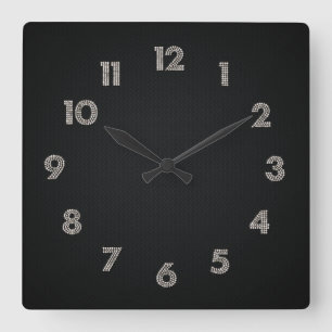 Horloge Carrée croupier