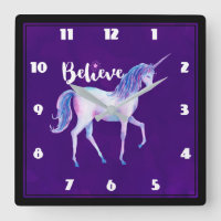 Croyez avec Unicorn dans les aquarelles pastel
