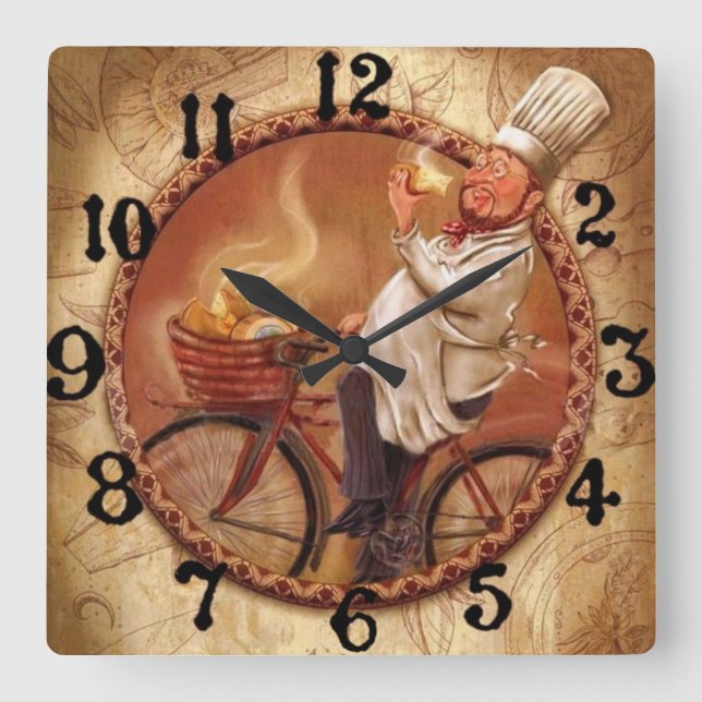 Horloge Carrée Cuisson (Recto)