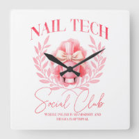 Cute Nail tech Coquette Nail Polonais Social Club