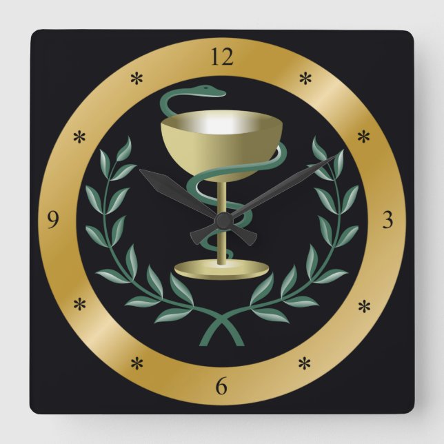 Horloge Carrée Cuvette de ~ de (Recto)