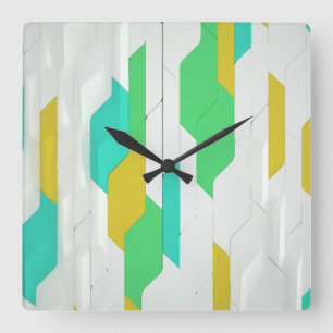 Horloge Carrée Cyber Wall  Square Wall Clock