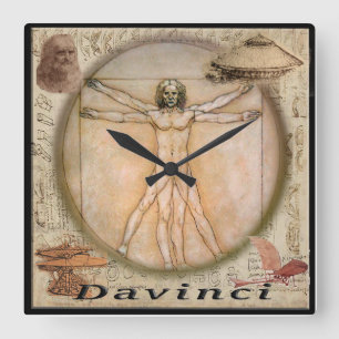 Horloge Carrée Davinci