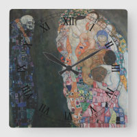 Décès et vie par Gustav Klimt Art Nouveau Vintage