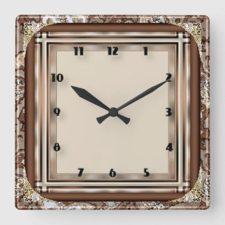 Horloge Carrée Déco moderne