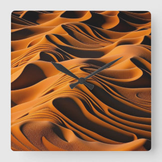 Horloge Carrée Desert Harmony