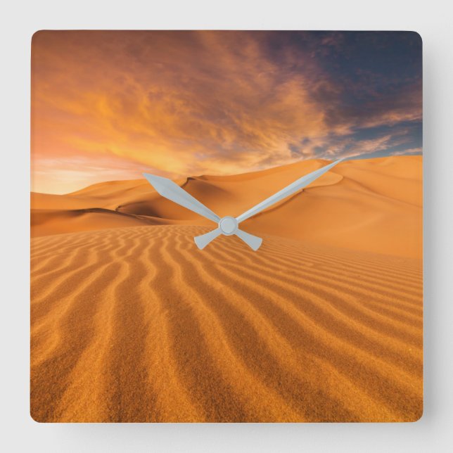 Horloge Carrée Deserts | Desert in the United Arab Emirat (Recto)