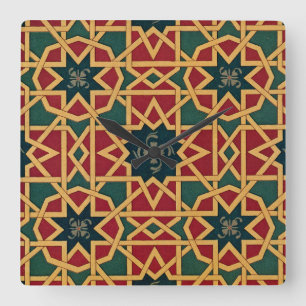 Horloge Carrée Design arabe n° 1 à Emporio Moffa
