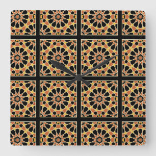 Horloge Carrée Design arabe n°3 à Emporio Moffa