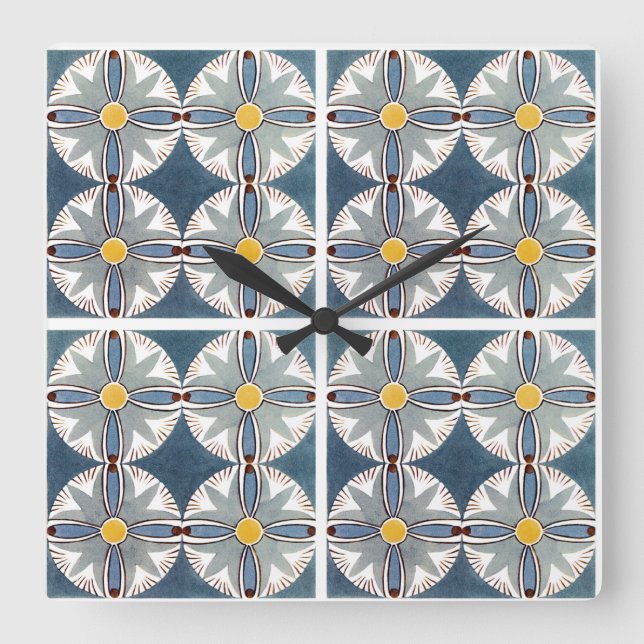 Horloge Carrée Design égyptien #10 à Emporio Moffa (Recto)