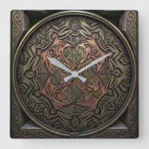 Dessin à la main en 3D numérique : Mandala en bron