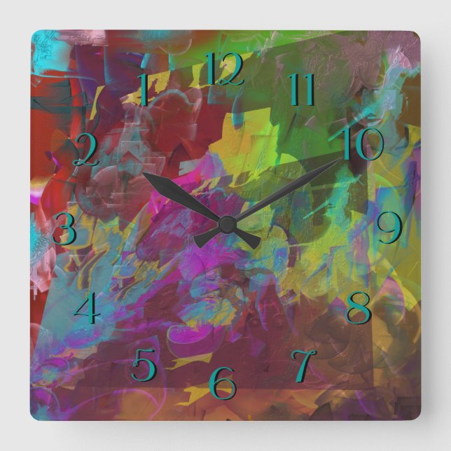 Horloge Carrée Deux (Recto)