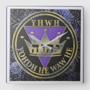 Horloge Carrée Divine Royal Victory Carreaux de céramique