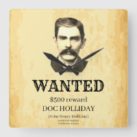 Doc Holliday 💰 Vintage Outlaw Poster Recherché