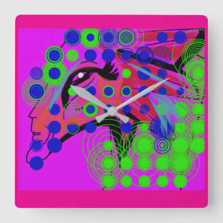 Horloge Carrée Dragon Prophetess