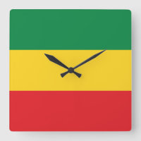 Drapeau vert, or (jaune) et rouge