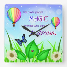 Dream Quote Wall Clock