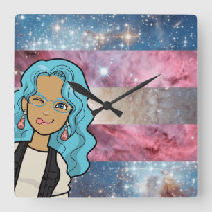 Horloge Carrée DreamsIntoRealityComics Ashlyn Tempest Couverture