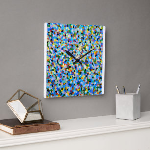 Horloge Carrée Drifting through Dreams Peinture d'Alfred Fox