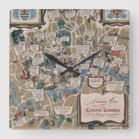 Dunlop map- Literary Landmarks de Londres