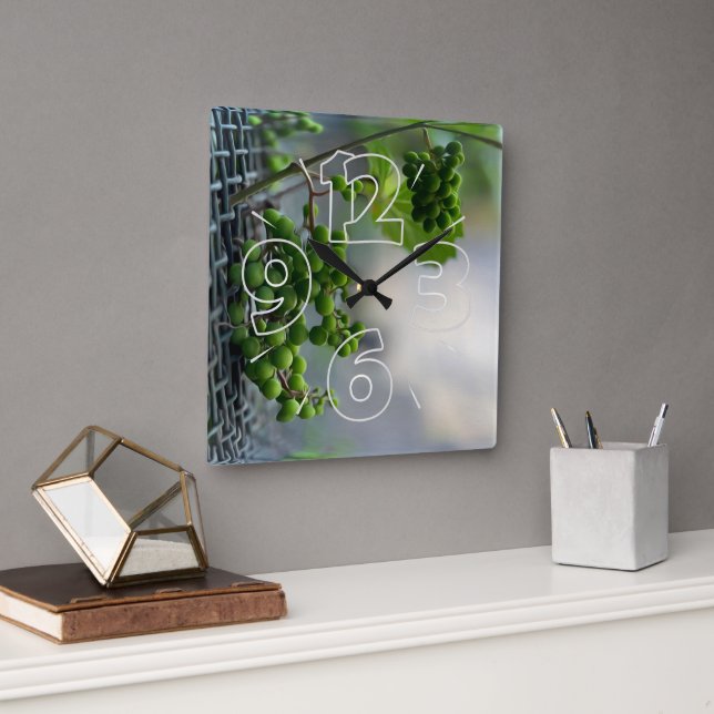 Horloge Carrée Échapper à la clôture (Bureau)