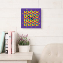 Echelle de sirène arc-en-ciel Carré Acrylique horl