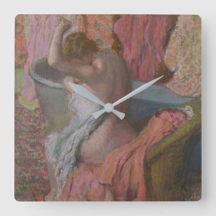 Horloge Carrée Edgar Degas   Béton