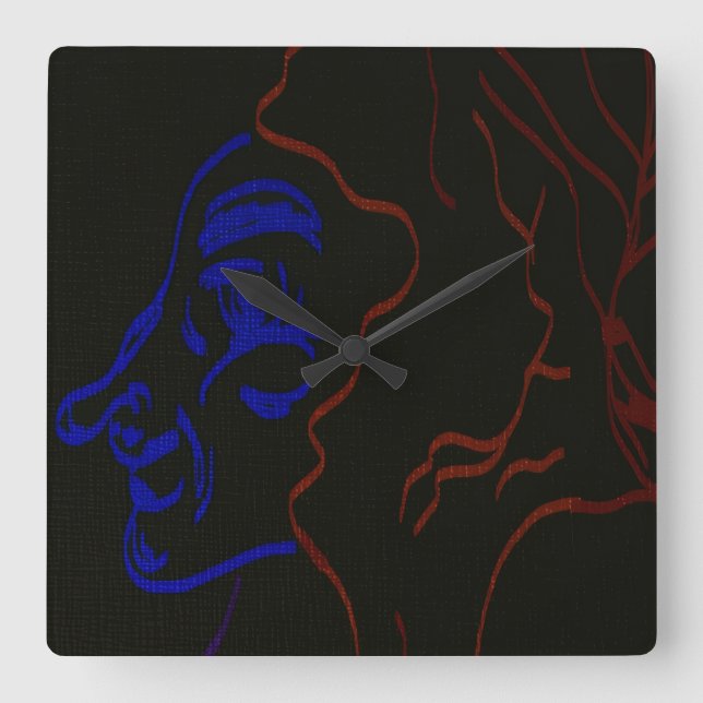 Horloge Carrée Eighteenth Century Red-haired Baron (Recto)