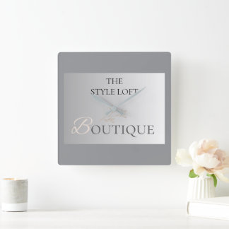 Horloge Carrée Elegant Boutique Shop Business Leaf Price and Size