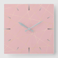Élégant motif géométrique moderne rose vif