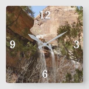 Horloge Carrée Emerald Pool Falls I du parc national de Zion