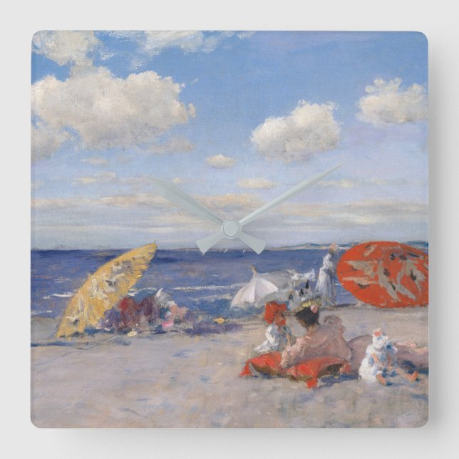 Horloge Carrée En bord de mer | c.1892 (Recto)