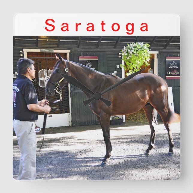 Horloge Carrée Enchères annuelles Fasig Tipton (Recto)