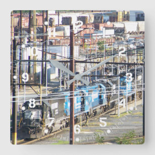 Horloge Carrée Enola Norfolk Southern Railroad Yard Harrisburg PA