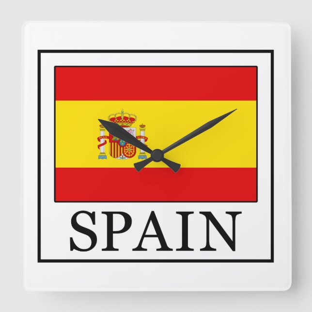 Horloge Carrée Espagne (Recto)
